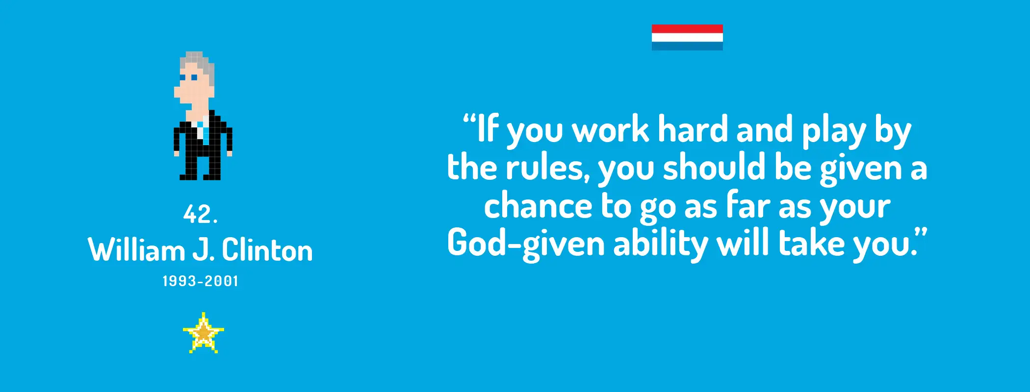 If you work hard and play by the rules, you should be given a chance to go as far as your God-given ability will take you.